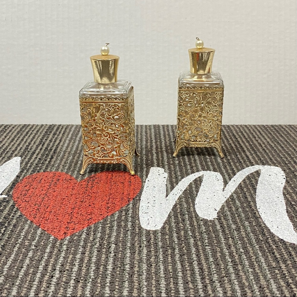 Vintage Ornate Purfume Bottles